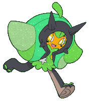 Ogerpon Glitter Sticker