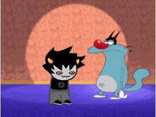 Oggy And The Cockroaches Karkat GIF