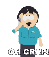 Oh Crap Randy Marsh Sticker