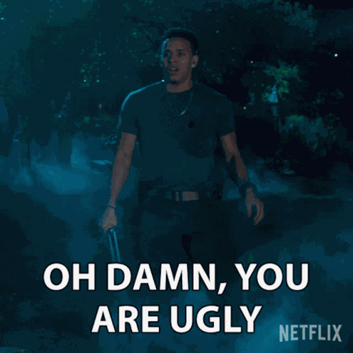 Oh Damn You Are Ugly Apollo GIF