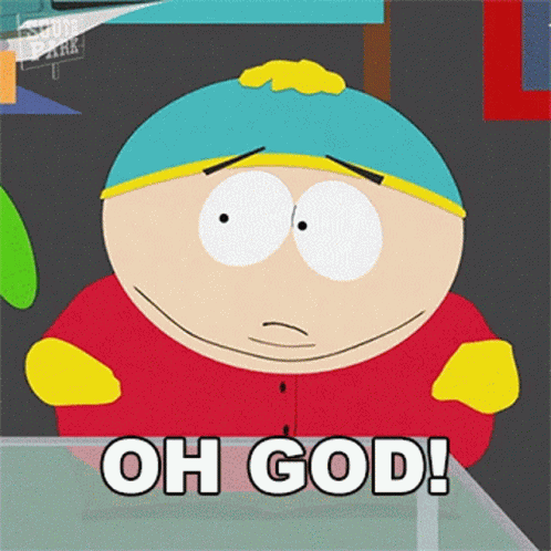 Oh God Eric Cartman GIF