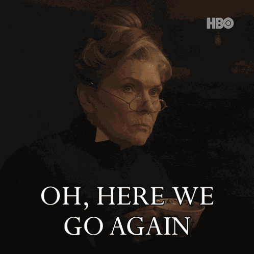 Oh Here We Go Again Armstrong GIF