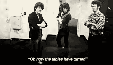 Oh How The Tables Have Turned Jonas Brothers GIF