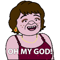 Oh My God Naomi Schwartz Sticker