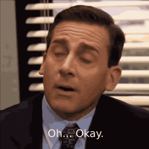 Oh Okay Sad GIF