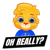 Oh Really Surprise Sticker