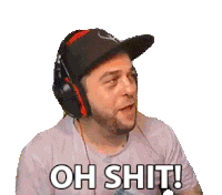 Oh Shit Doodybeard Sticker