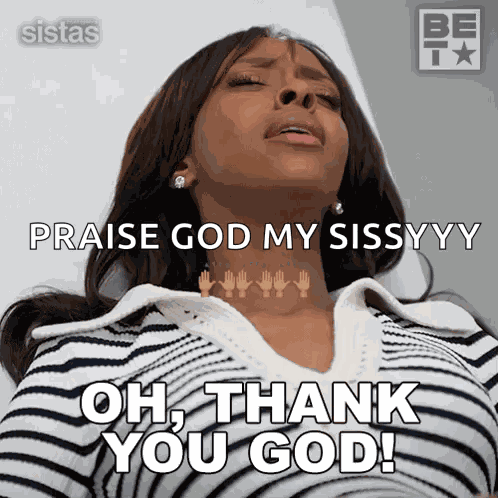 Oh Thank You God Karen Mott GIF
