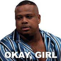 Okay Girl Maurice Webb Sticker