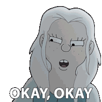 Okay Okay Bean Sticker