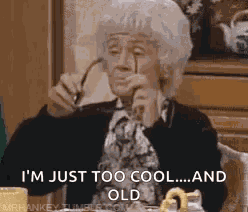 Old Lady Sunglasses GIF