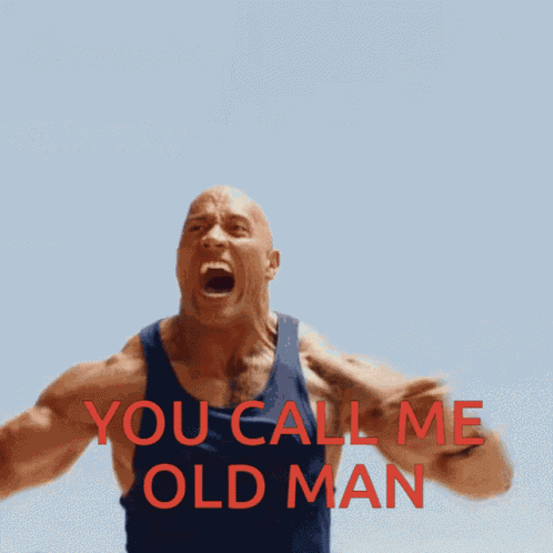 Old Man The Rock GIF