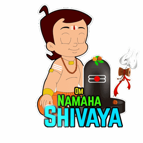 Om Namaha Shivaya Chhota Bheem GIF