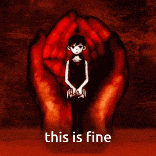 Omori This Is Fine GIF