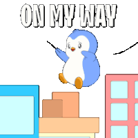 Omw On My Way Sticker
