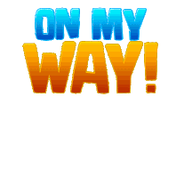 On My Way Frank Sticker