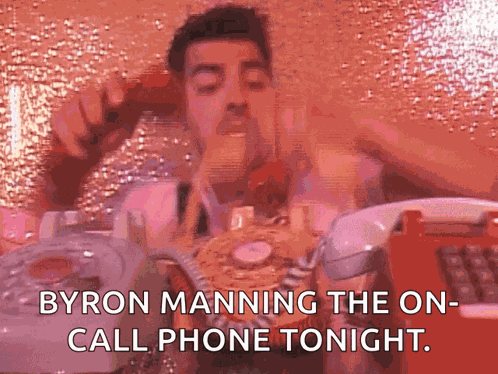 On The Phone Overwhelmed GIF