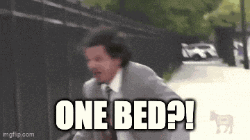 One Bed Trope Let Me In One Bed GIF