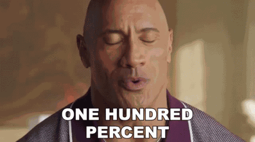One Hundred Percent Dwayne Johnson GIF