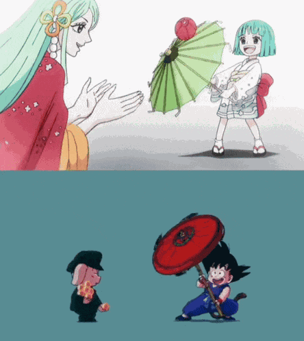 One Piece Dragon Ball GIF