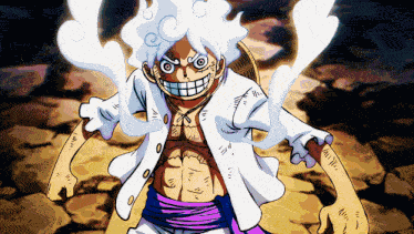 One Piece Luffy Gear 5 GIF