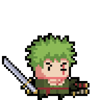 One Piece Pixel Sticker