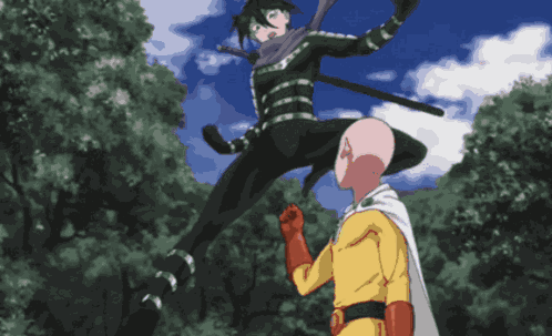 One Punch Groin GIF