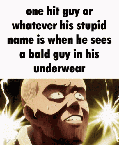 One Punch Man Captain Underpants GIF