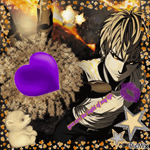 One Punch Man Genos GIF