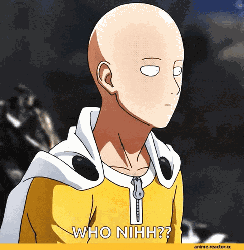 One Punch Man Saitama GIF