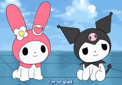 Onegai My Melody Kuromi GIF