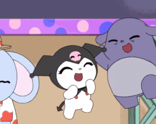 Onegai My Melody Kuromi GIF