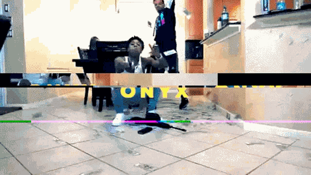 Onyx Wallpaper Glitch GIF