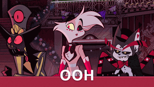 Ooh Drama Angel Dust GIF