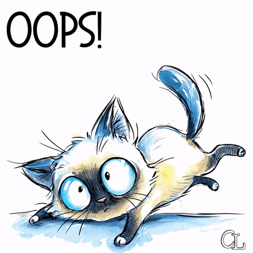Oops Mistake GIF