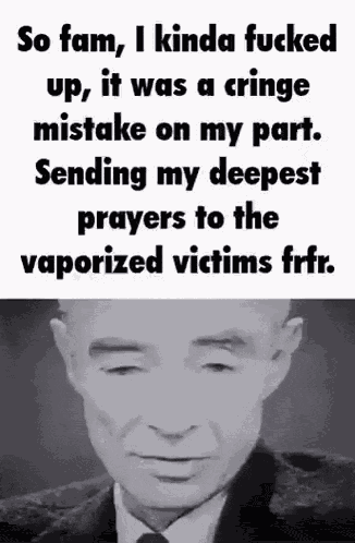 Oppenheimer Oppenheimer Meme GIF