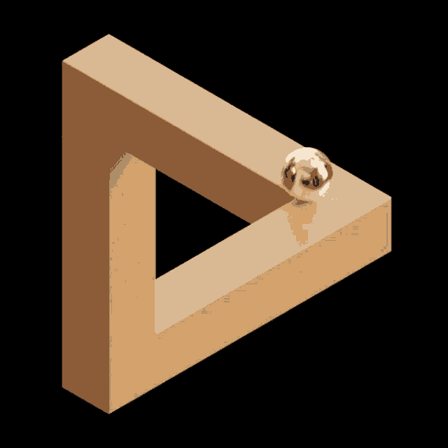 Optical Illusions Triangle GIF