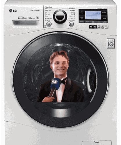 Oscar Piastri Washing Machine GIF