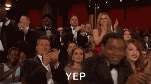 Oscars Standing Ovation GIF