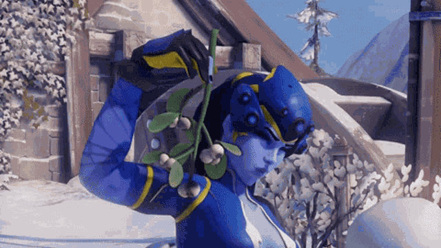 Overwatch Widow Hit GIF