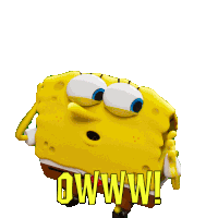 Owww Spongebob Squarepants Sticker
