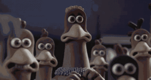 Panic Chicken Run GIF
