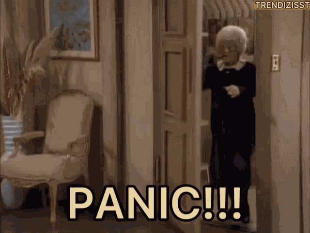 Panic Run Away GIF