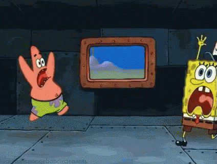 Panic Sponge Bob GIF