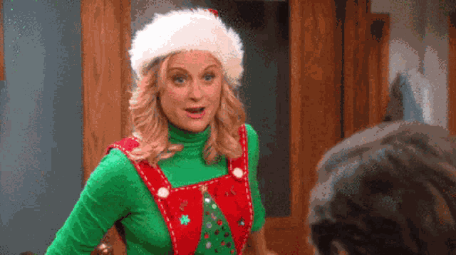 Parksandrec Christmas GIF
