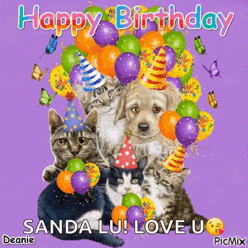 Party Animals Happy Birthday GIF