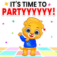 Party Party Time Sticker