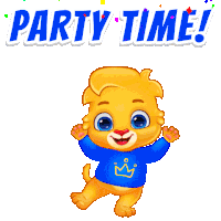 Party Time Party Hard Sticker