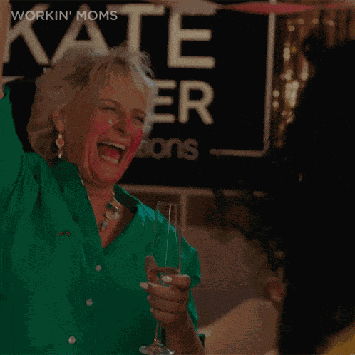 Partying Val GIF