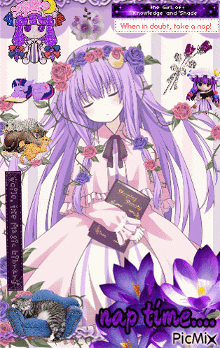 Patchouli Knowledge Touhou GIF